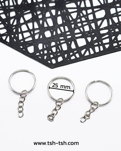 Key Ring Silver Color