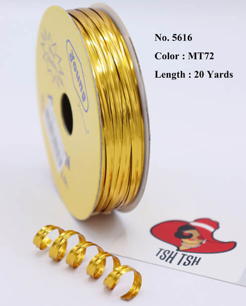 Metallic Twisted Wire 20 Yards Gold Color No.MT72