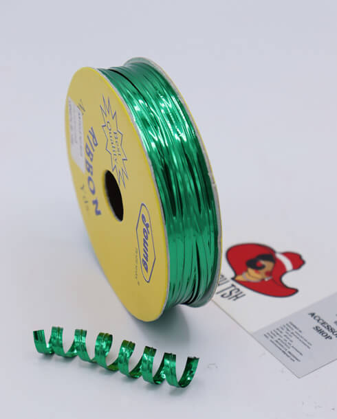 Metallic Twisted Wire 20 Yards Green Color