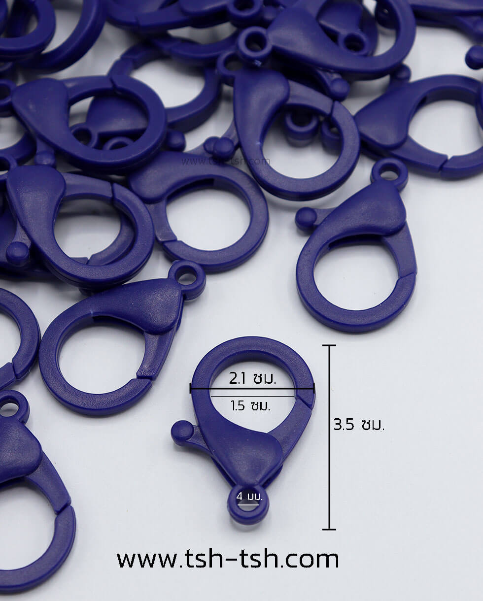 Plastic Buckle Snap Hook Blue Color