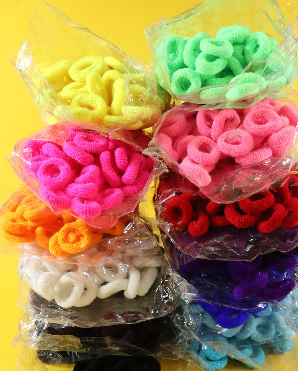 Elastic Hair Band Towel Ring Seamless mixed color