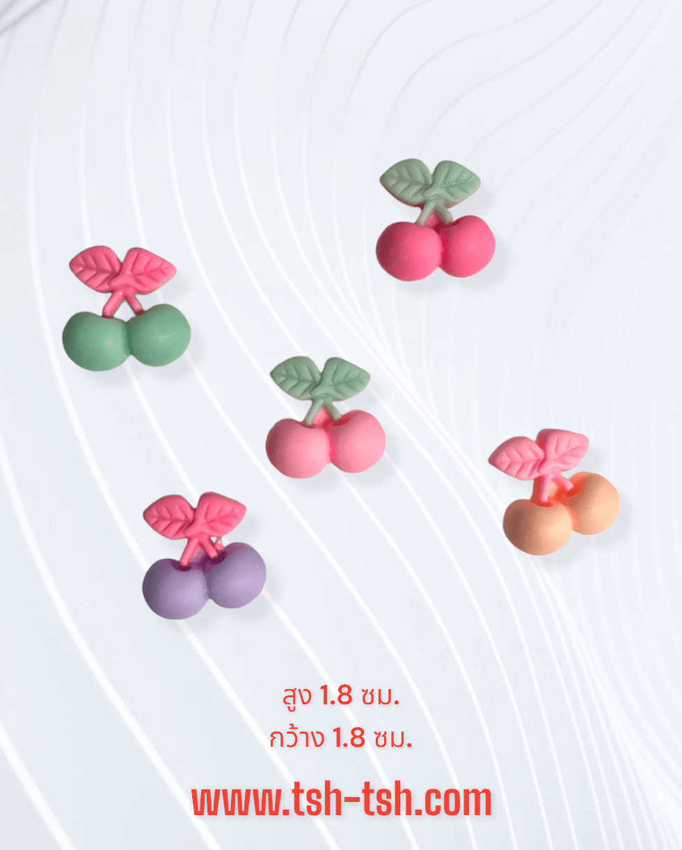 Fruit Cabochon, Fruit Resin for Embellishments, Flat back Mixed Color